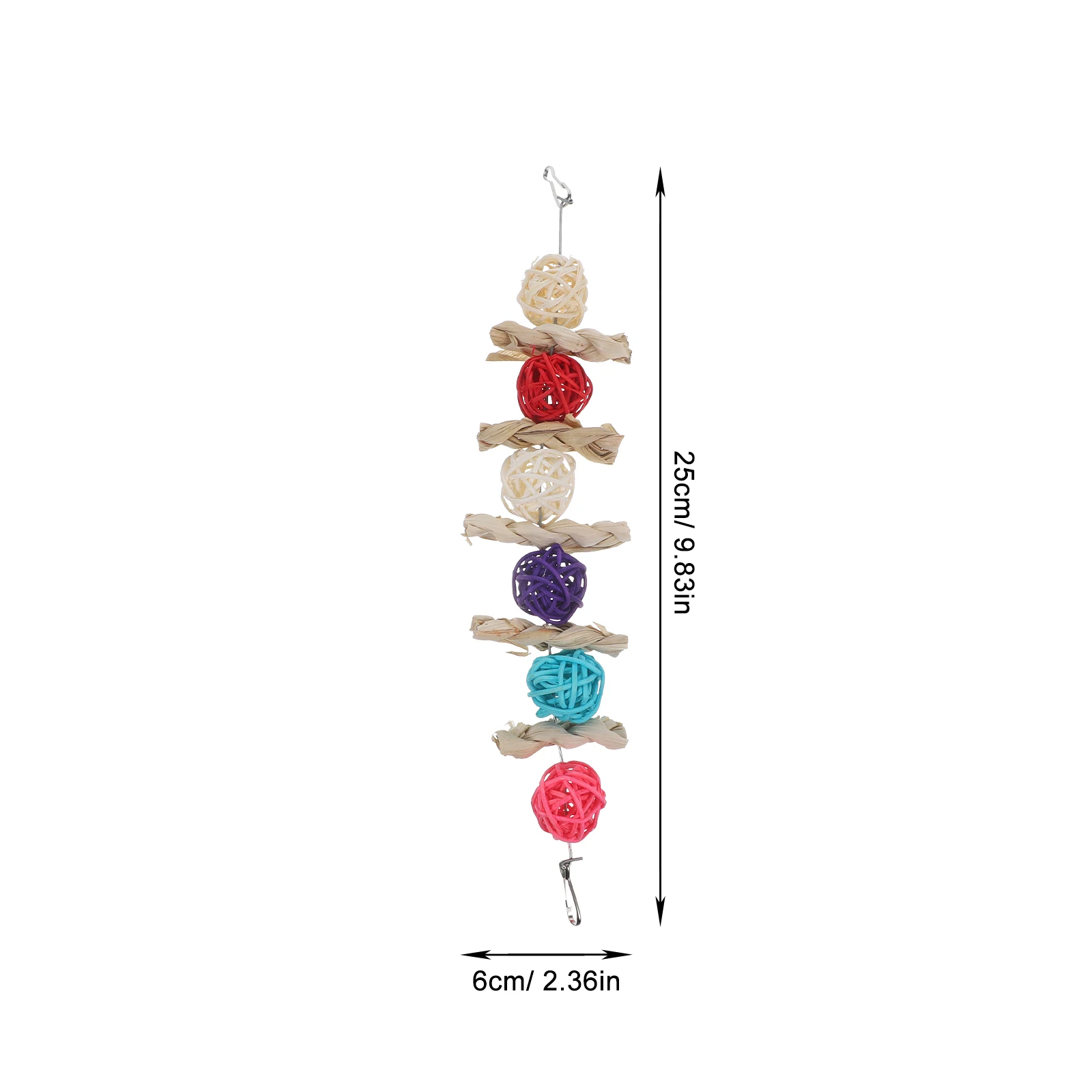 

Bunny Decorative Grinding Molar String Small Hamster Chewing Accessory Household Small Pet Molar Supplies Interesting Plaything