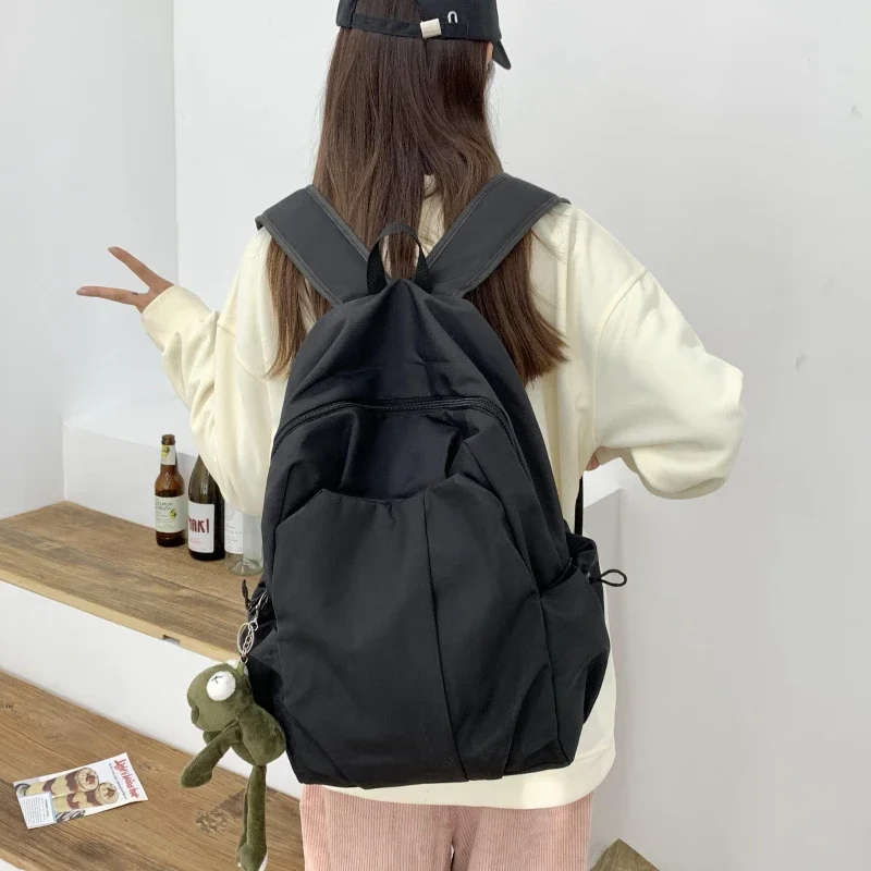 Nylon Couple Style Backpack 2024 New High-capacity Multiple Pockets Simplicity Backpack Personality Versatile Practical Knapsack