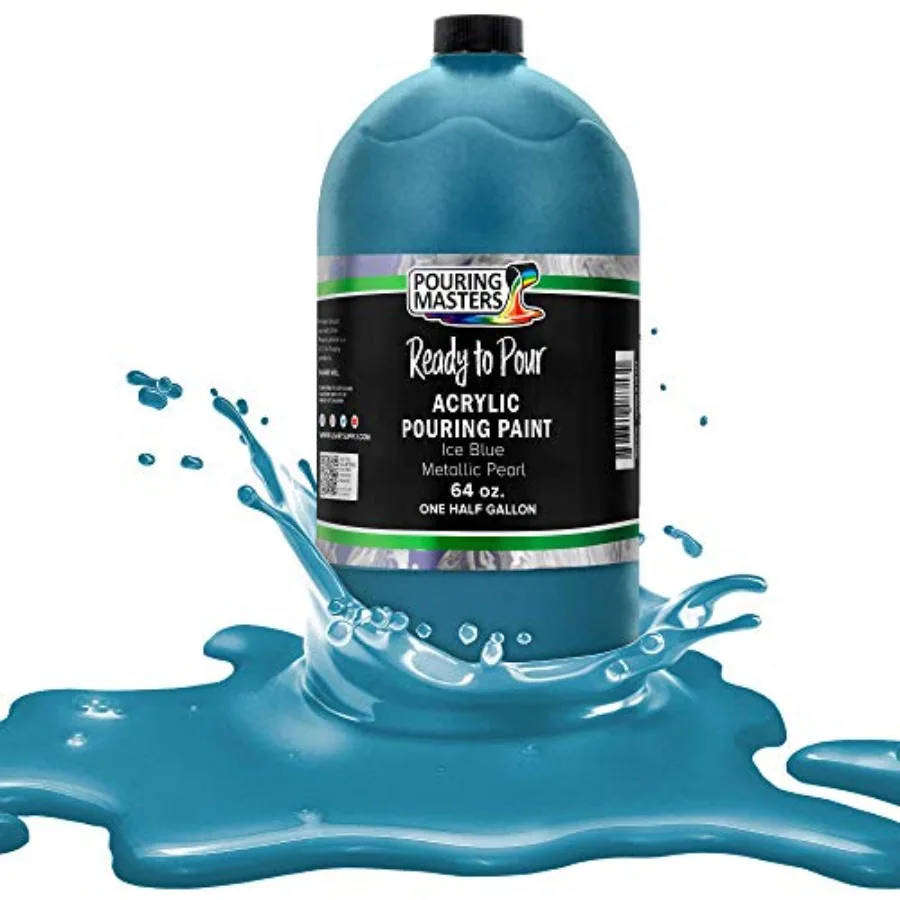 

Pouring Masters Ready to Pour Acrylic Pouring Paint - Premium -Ounce Pre-Mixed uid Acrylic Paint - uid Art Supplies for Canvas,
