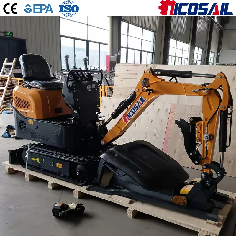 

Nicosail 1.2 Ton Mini Excavator CE Approved Small Hydraulic Digger for Orchard Agricultural Landscaping