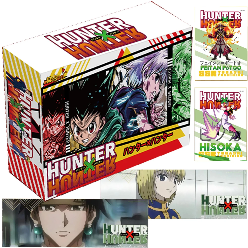 HUNTERxHUNTER Collection Card For Children Kurapika Kaito Japanese Classic High Scoring Anime Rare Limited Game Card Kids Gifts