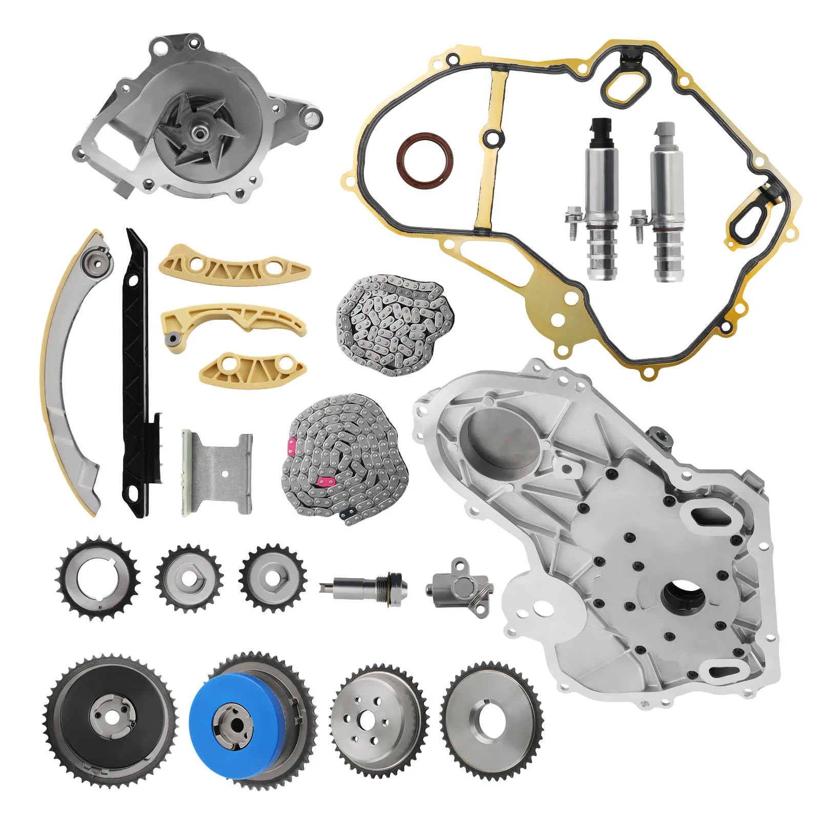 Timing Chain VCT Selenoid Actuator Gear Cover Gasket For CHEVROLET COBALT 2.2L  12628348 12646784