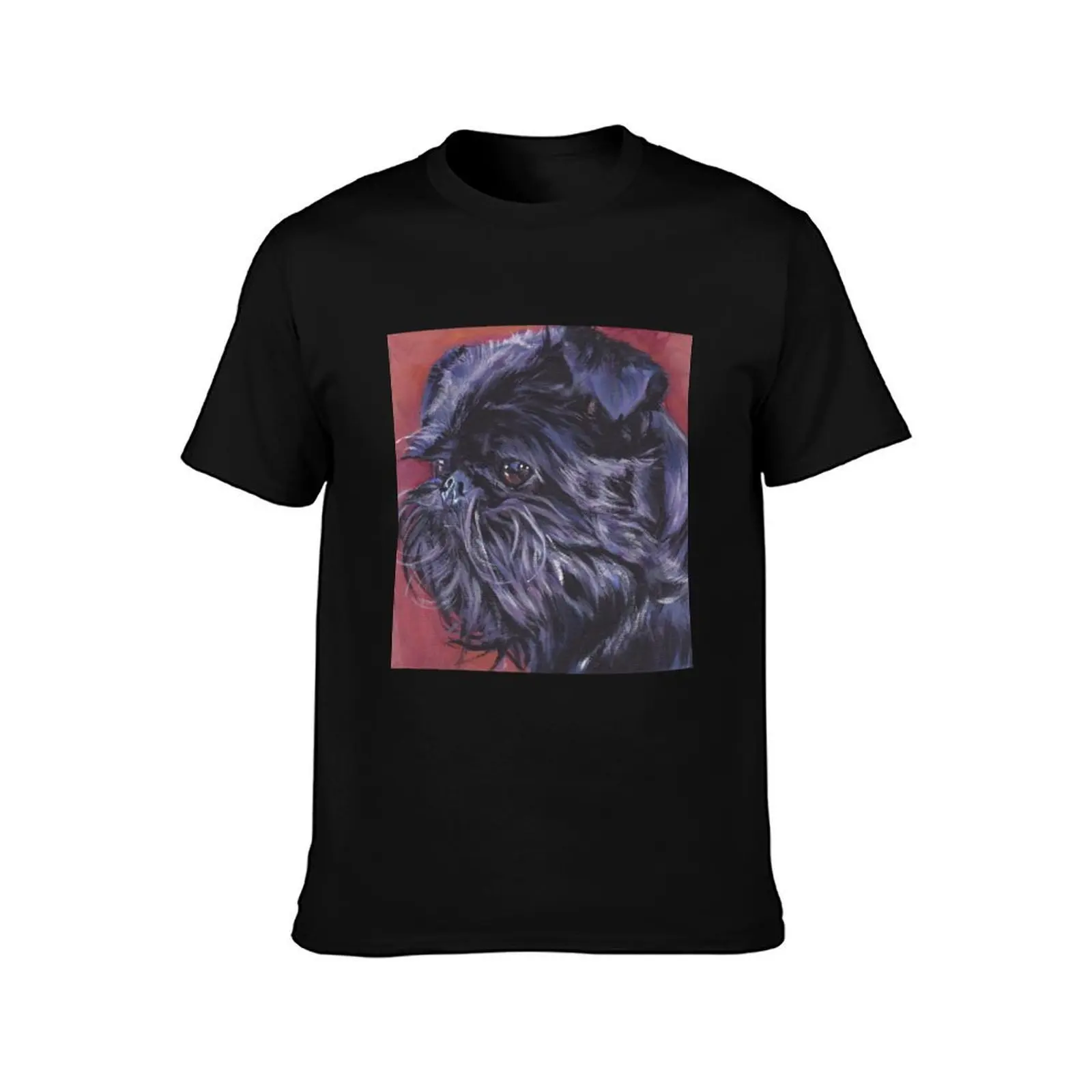 Brussels Griffon Fine Art Painting T-Shirt Performance Workout Short Sleeve Tee T-Shirt