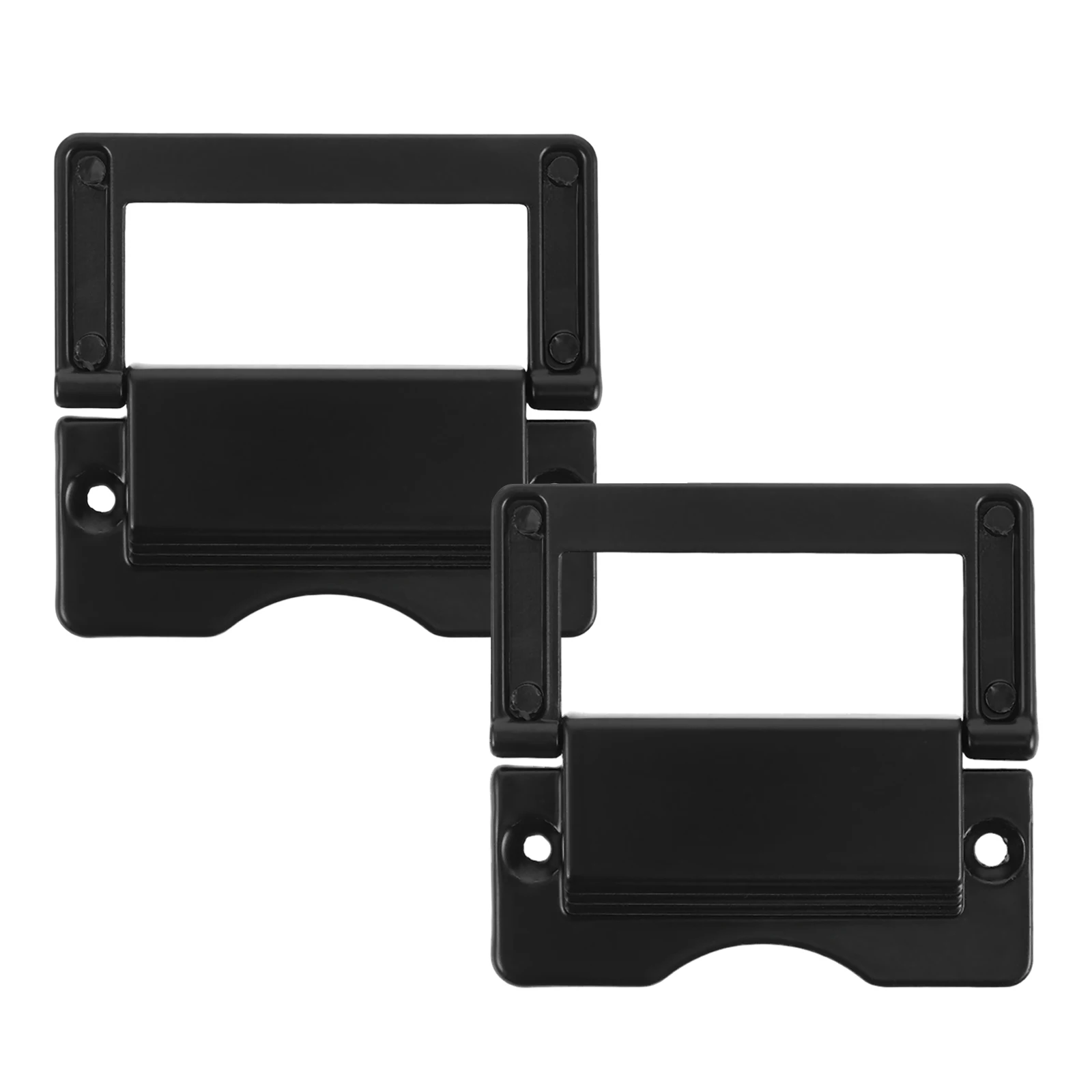 

Black Invisible Cabinet Handles Zinc Alloy Hidden Drawer Pulls Flush Mount For Kitchen Bathroom Wardrobe Furniture Recessed