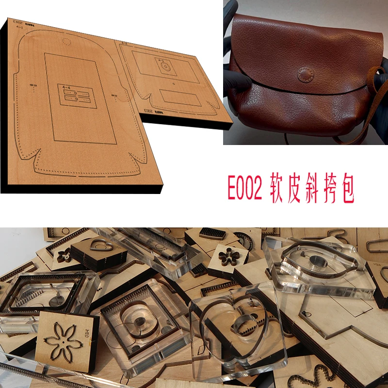 New Japan Steel Blade Wooden Die pen rack Leather Craft Punch Hand Tool Cut Knife Mould E002 leather craft tools