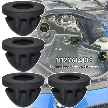 1/4PCS Osłona silnika Gumowe mocowanie Tuleja przelotowa Ogranicznik uderzenia 11127614138   Do BMW serii 1-8 X4 X5 X6 X7 E88 E82 F21 F20 F30 F33