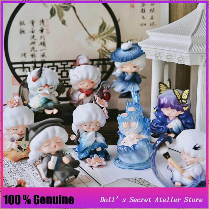 

Genuine YUMO Strange Stories About Dreams Series Blind Box Ancient-Styl Action Figures Trendy Desktop Decoration Collection Gift