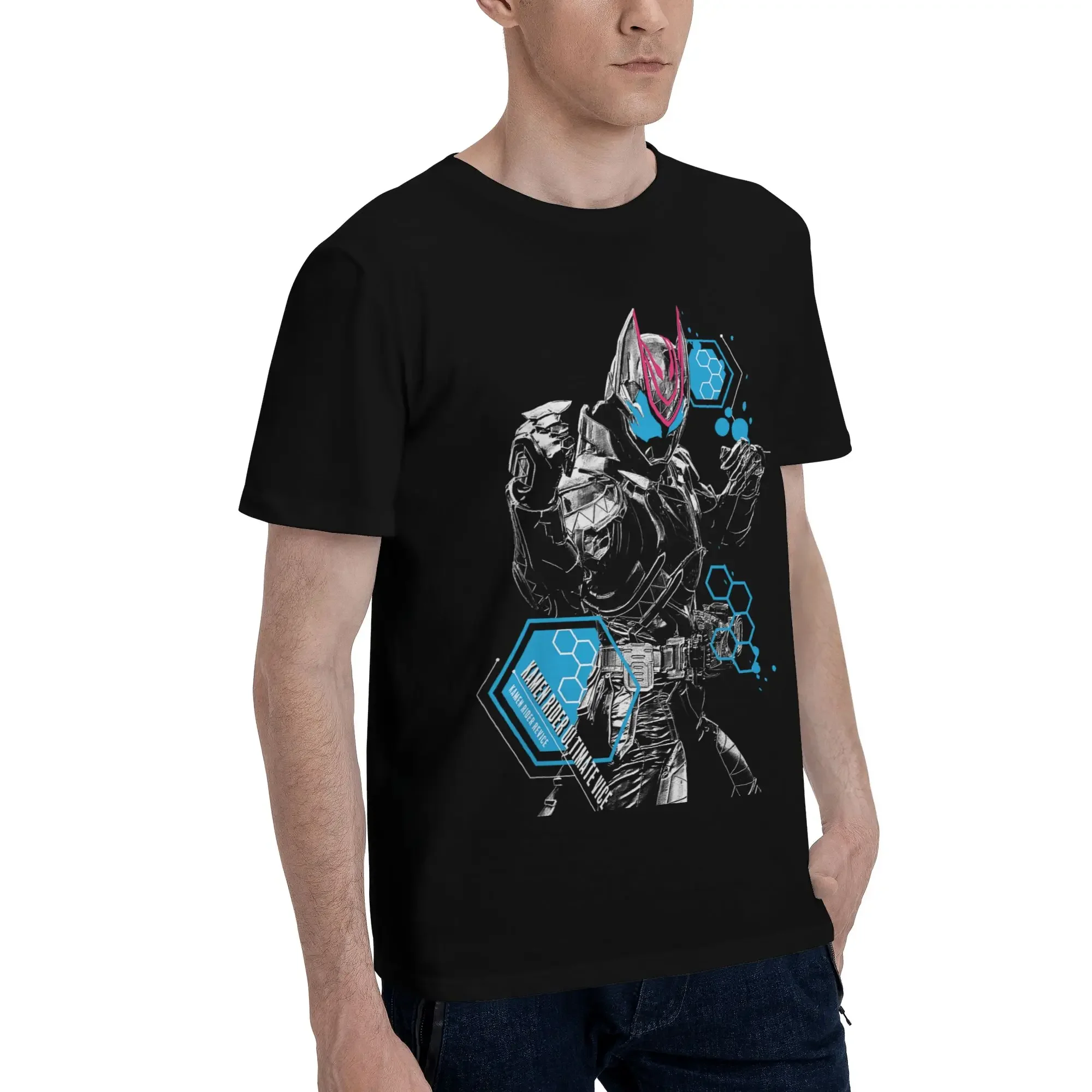 Bandai Kamen Rider Ultimate Vice Men T-Shirt Clothes  Novelty Tees Short Sleeve fugees Pure Cotton
