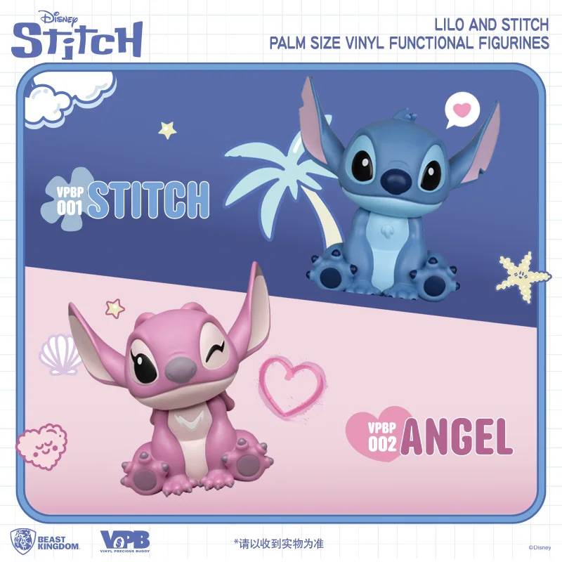 Disney Stitch & Angel Piggy Bank Figure Stitch Angel Interstellar Ornament Anime Character Children'S Surprise Kawaii Funny Gift