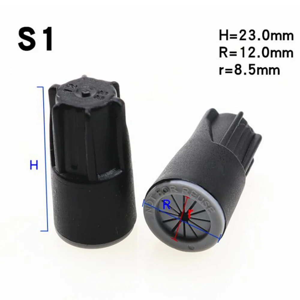 ขั้วต่อสายไฟกันน้ำฝาปิดสายไฟฟ้าสำหรับแรงดันต่ำกลางแจ้งสีดำ (20แพ็ค)