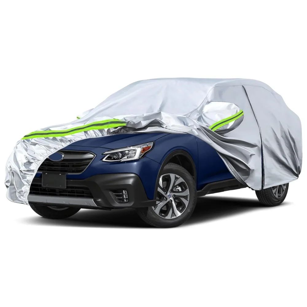 

Car Covers Replace For Subaru Outback 2004-2025 All Weather Custom-fit With Zipper Door Windproof Bands For Snow Rain Protection