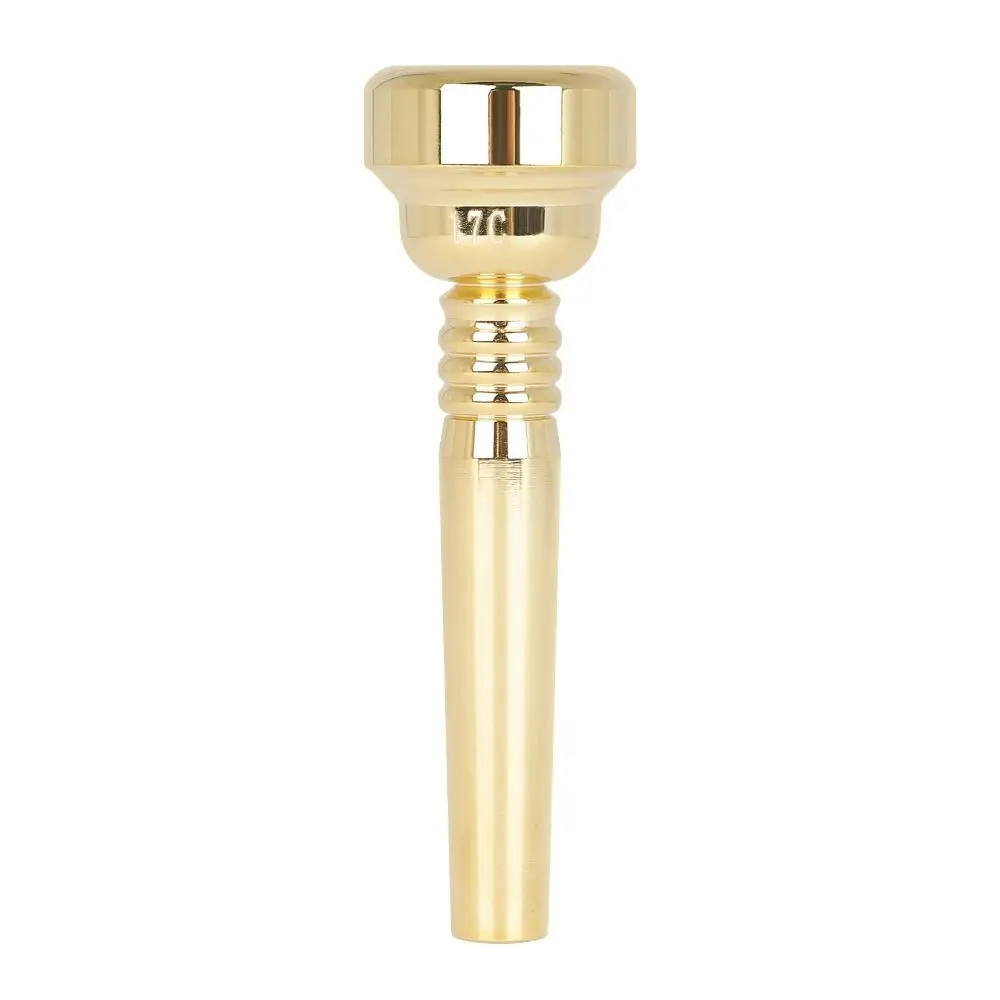 Gold-plated 17C Trumpet Mouthpiece High Precision Professional Mouth of Trumpet Well-designed Brass Instrument Trumpet Mouth