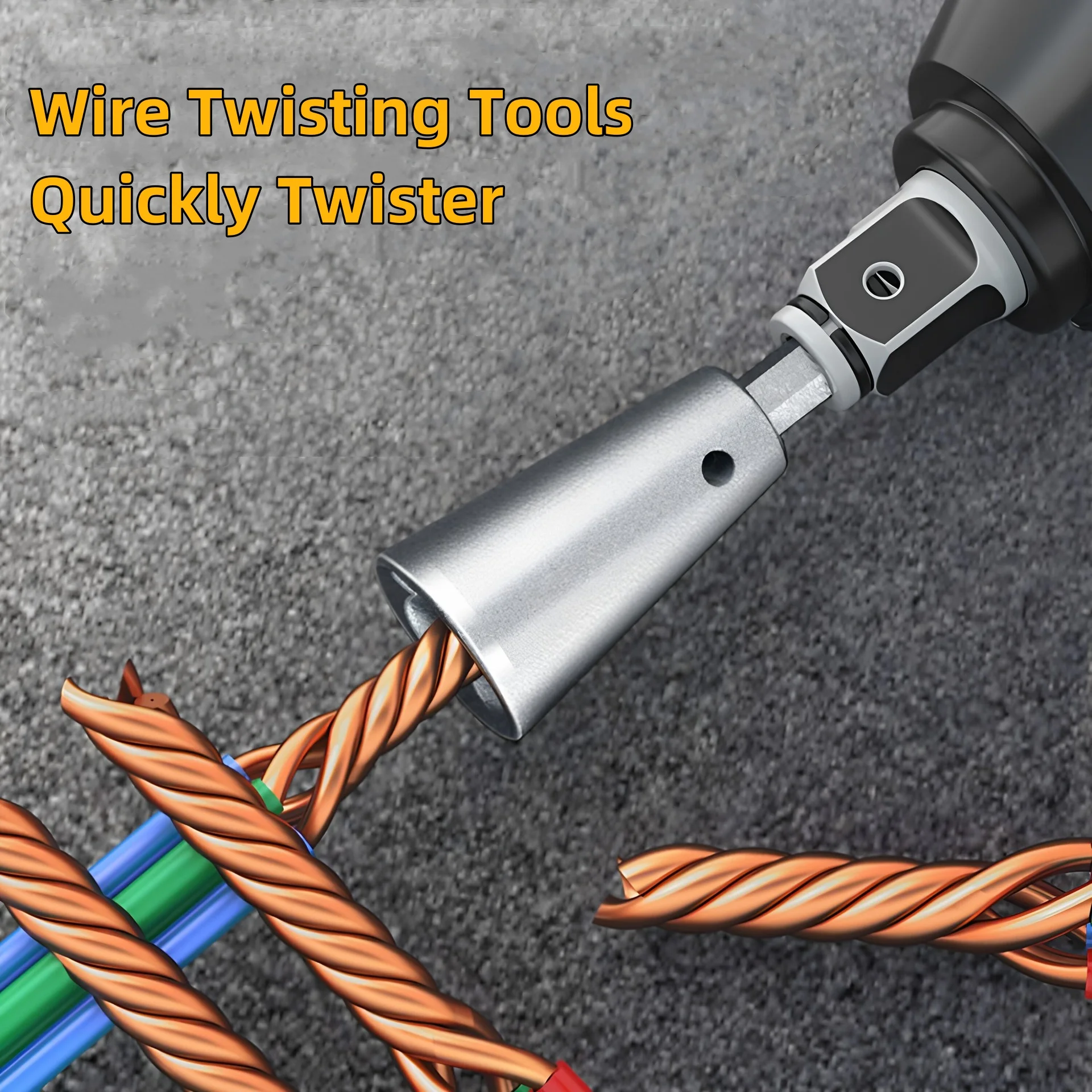 1PC Wire Twisting Tools Quickly Twister Electrician Artifact for Power Drill Drivers Twisted Connector Cable Device Multi-tool