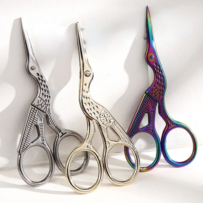 Mr. papier Vintage Schere Edelstahl Mini Kran Form Sharp Durable Handmade Handbuch Kunst Werkzeug Ästhetischen Schreibwaren