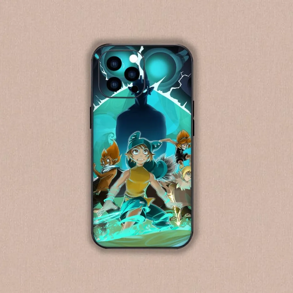 G-Game W-Wakfu A-Adventure Phone Case For iPhone Mini 11 12 13 14 15 Plus Pro Max XR XS Black Shell