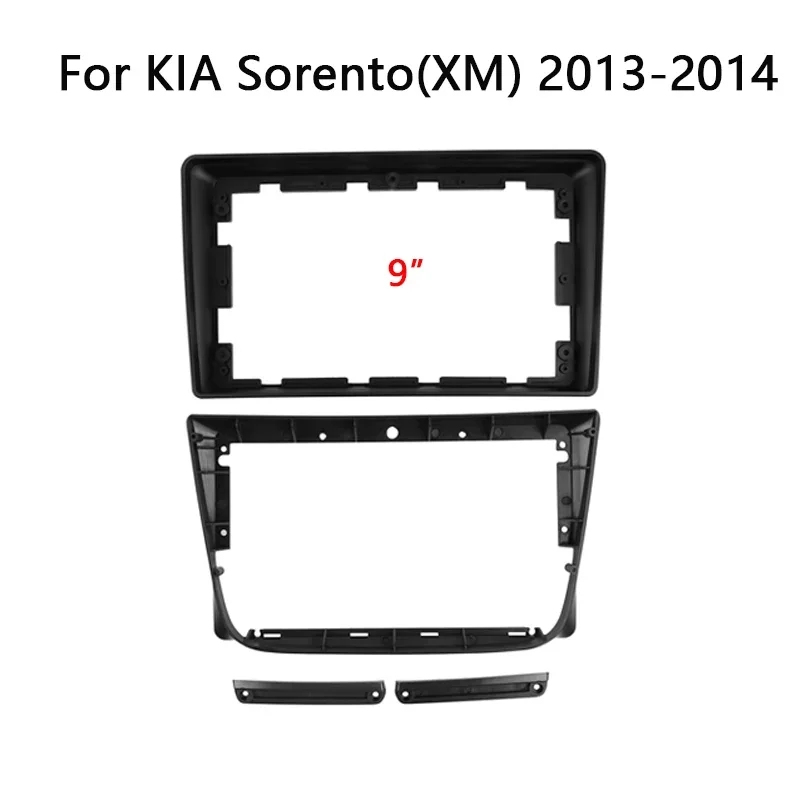 Car Radio Frame Kit For KIA Sorento 2012 2013 2014 2015 Auto Stereo Install Dash Fascia Trim Bezel Faceplate