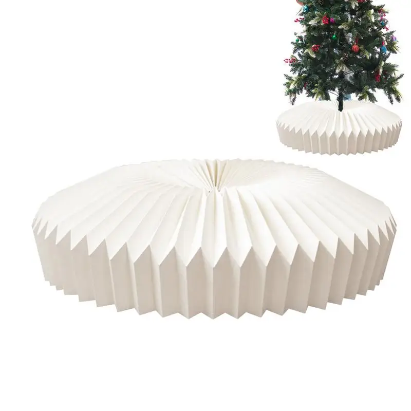 

Tabletop Christmas Tree Collar Christmas Decor Artificial Trees Base Folding Ring Christmas Tree Base Collar For Living Room