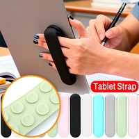 Universal Wristband Silicone Finger Holder Suction Cup Tablet Handheld Strap One-handed Operation for Tablet Handle Grip Stand