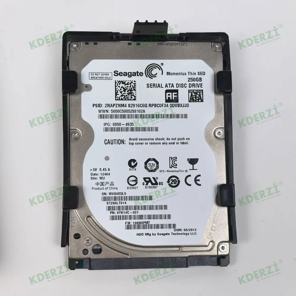 HP M630 M775 M830 806 M712 M725 시리즈용 오리지널 하드 디스크 드라이브 HDD, 브래킷 포함, 250G 320G