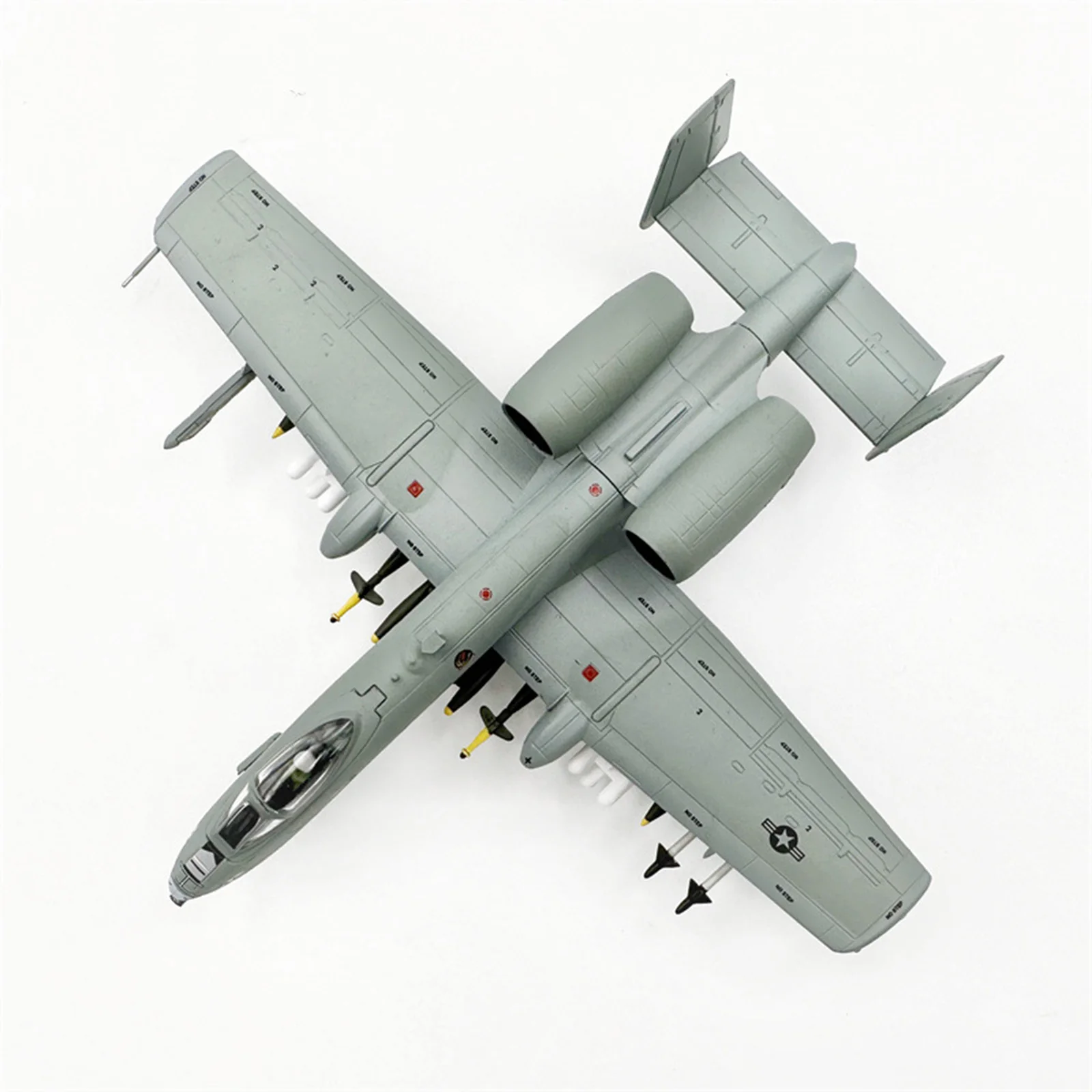 Diecast Plane Model 1:100 Scale Alloy Toy Diecast with Dual Stands Simulation Fighter Display Office Decor Birthday Gift