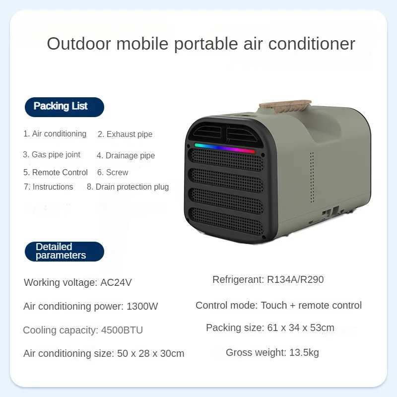 Factory Price Wholesale 4500btu 24v Air Conditioner Car Mini Split DC Air Conditioner Ac 12 Volt Portable 12V Air Conditioner