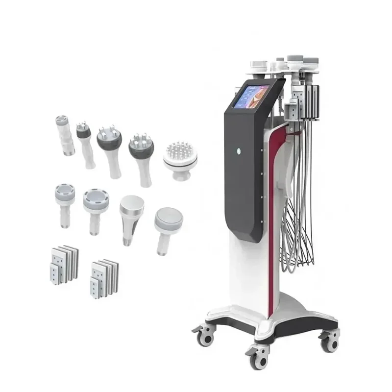 80K 10-in-1 Cavitation Vacuum Body Slimming Machine, Multifunction Fat Burning & Cellulite Removal Device