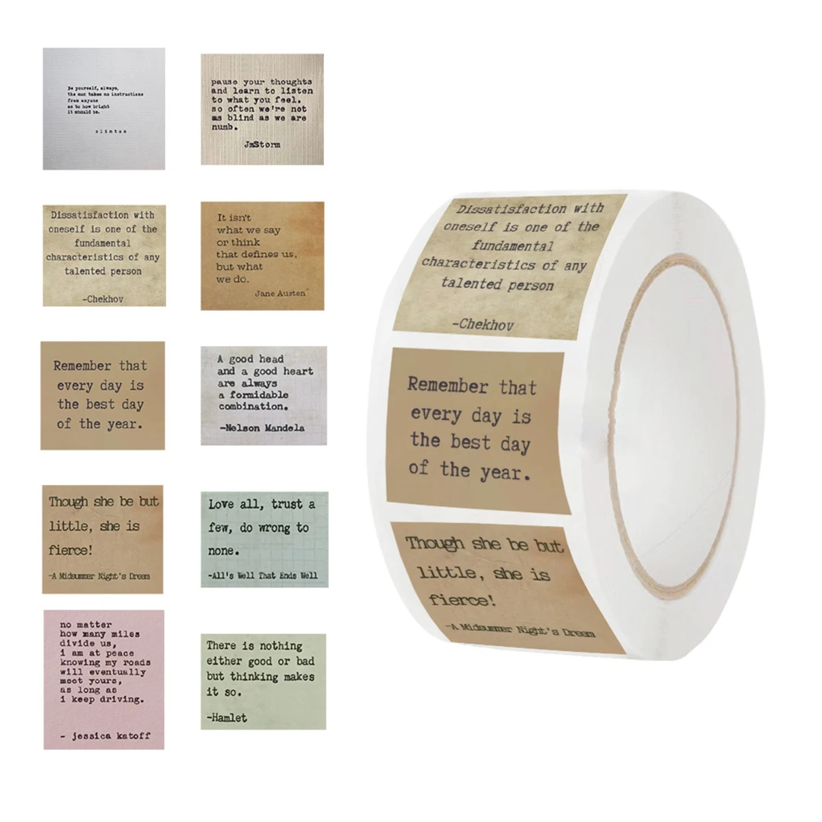 500 قطعة يقتبس الرجعية الشهيرة ملصقات التأكيد الذاتي ملصقات تحفيزية DIY بها بنفسك مذكرات محمول الأمتعة سكيت الكتابة على الجدران ملصقات #3