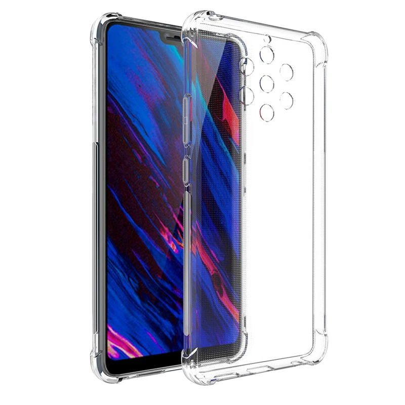 For Nokia 9 PureView phone case transparent all-inclusive TPU four-corner anti-fall silicone protective case soft case