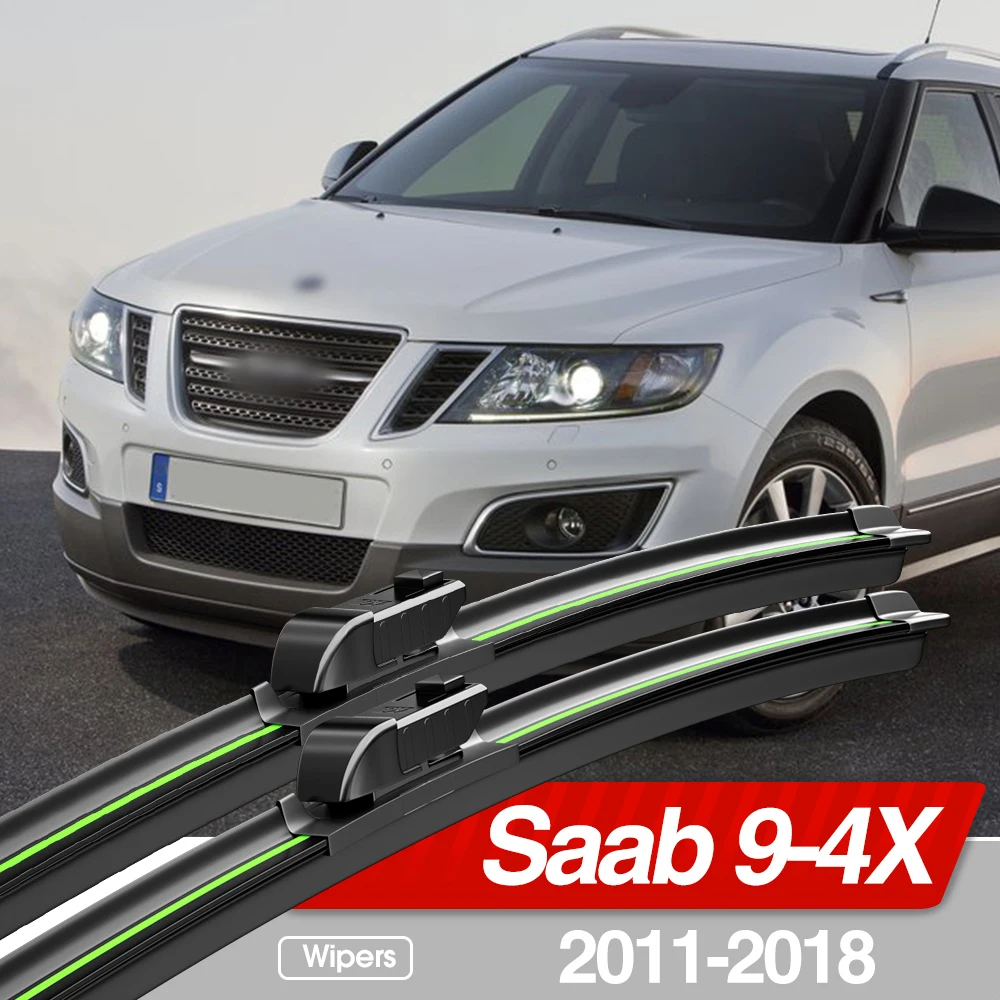 

For Saab 9-4X 2011-2018 Front Windshield Wiper Blades 2pcs Windscreen Window Accessories 2012 2013 2014 2015 2016 2017