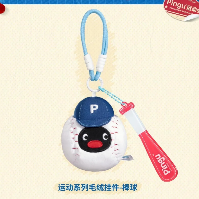 

New Pingu Question Mark Bowling Series Plush Toy Throw Pillow Kawaii Christmas Toys Surprise Pingu Plush Dolls Gift For Her Toys