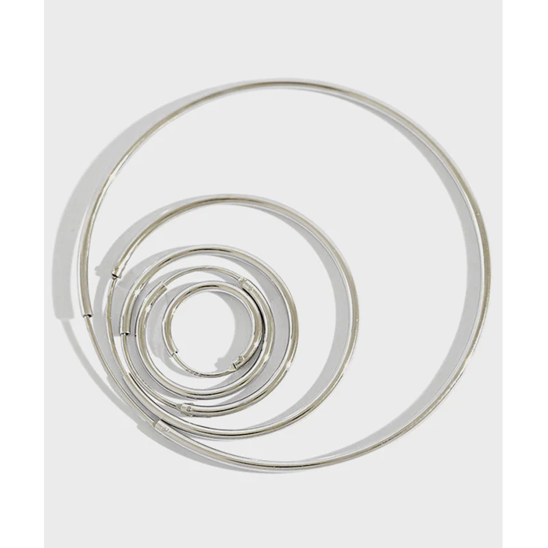 

Sterling Silver Hoop Earring Finding 1.5mm Thickness Tube Available in Different Sizes Small or Large Hoops Classic Earrings