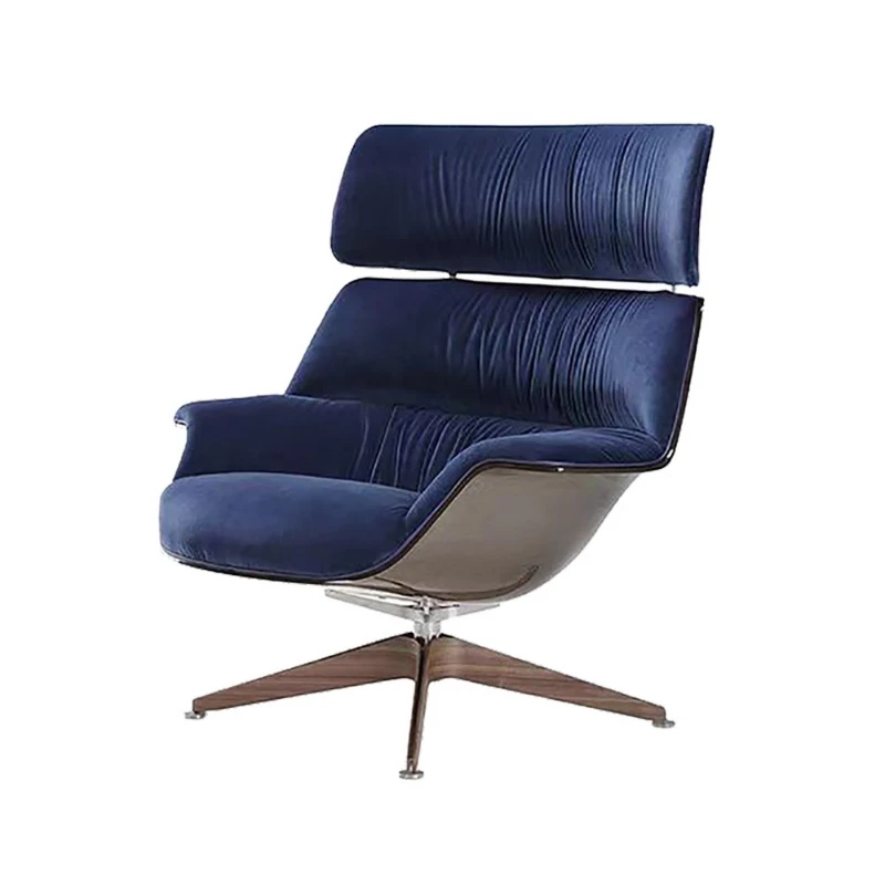 

Light luxury single sofa Italian single chair living room Nordic lamb wool modern minimalist leisure chair