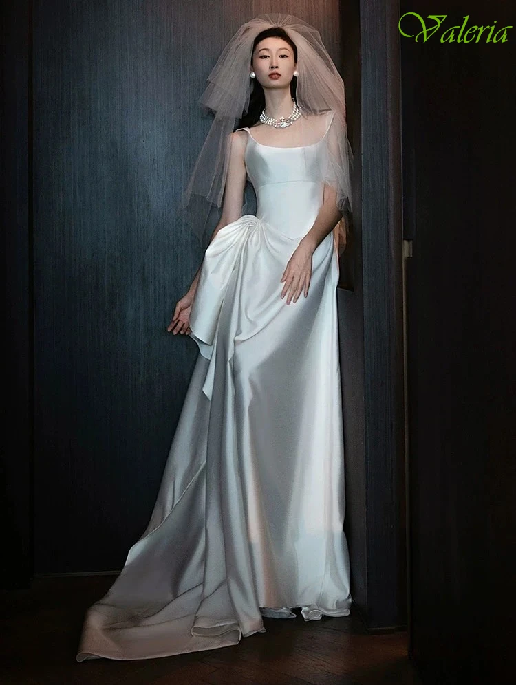 

Customized A-Line Square Collar Elegant Formal Evening Dress Fashion Temperament Party Gowns High Quality Bespoke Occasion Gowns