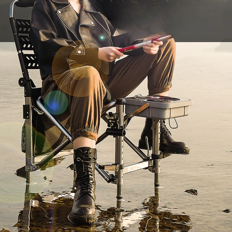 Fishing chair new 2023 ultra-light multifunctional folding fishing chair