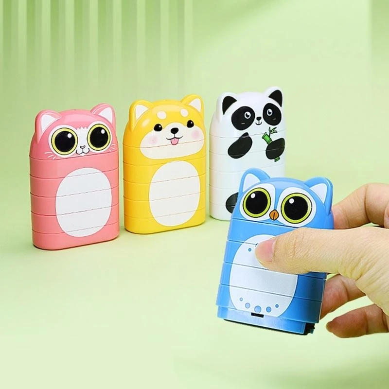 Y4qa aangepaste babynaamzegel Creëer meerlagige patronen voor t-shirt uniforme tasboeken aangepaste naamzegel voor kinderen