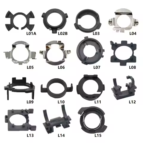 2Pcs H7 H1 LED Headlight Bulb Base Holder Adapter Socket Retainer for H1 H7 Car Headlamp deck