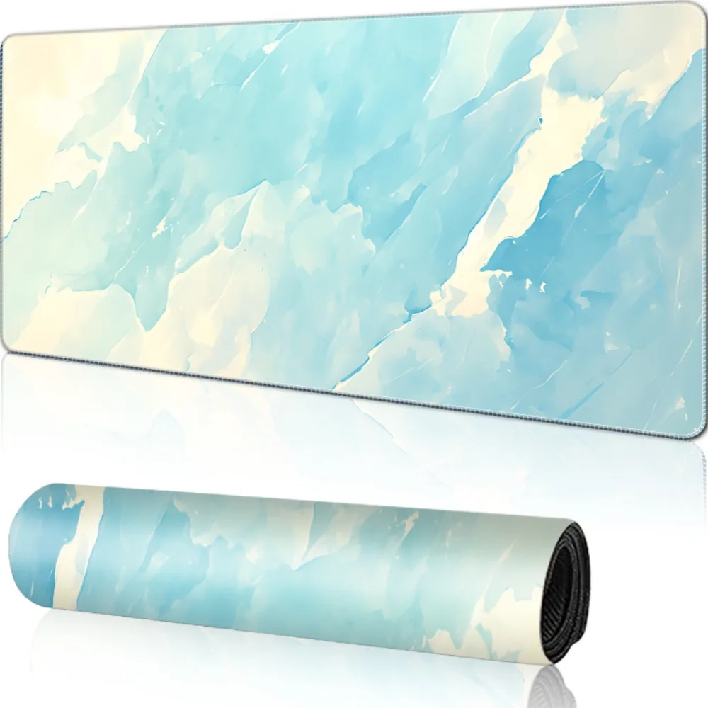 

Modern Rubber Mouse Pad Non-slip Stitched Edge Large Mousepad Large 80*30cm Computer Laptop Mat Home Office