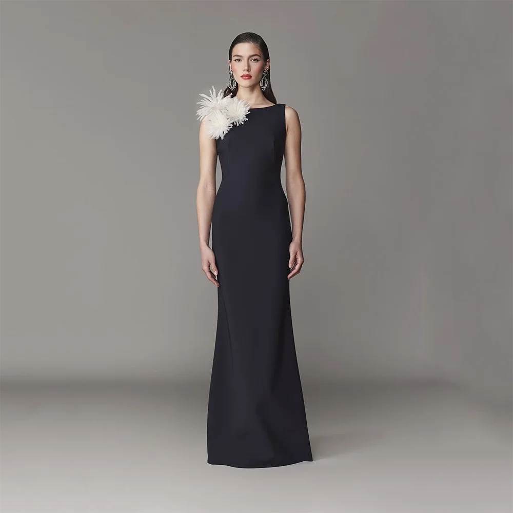 Customized Sleeveless O-Neck Evening Dresses Elegant Formal Occasion Prom Gowns Mermaid 2025 Floor Length Prom Dresses