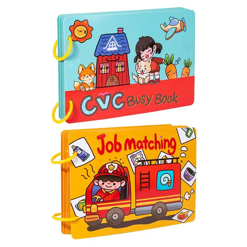 Travel Busy Sticker Book Puzzle riutilizzabile Kids Travel Sticker Toys Toddler Travel Activity Packs libri per bambini bambini ragazzi