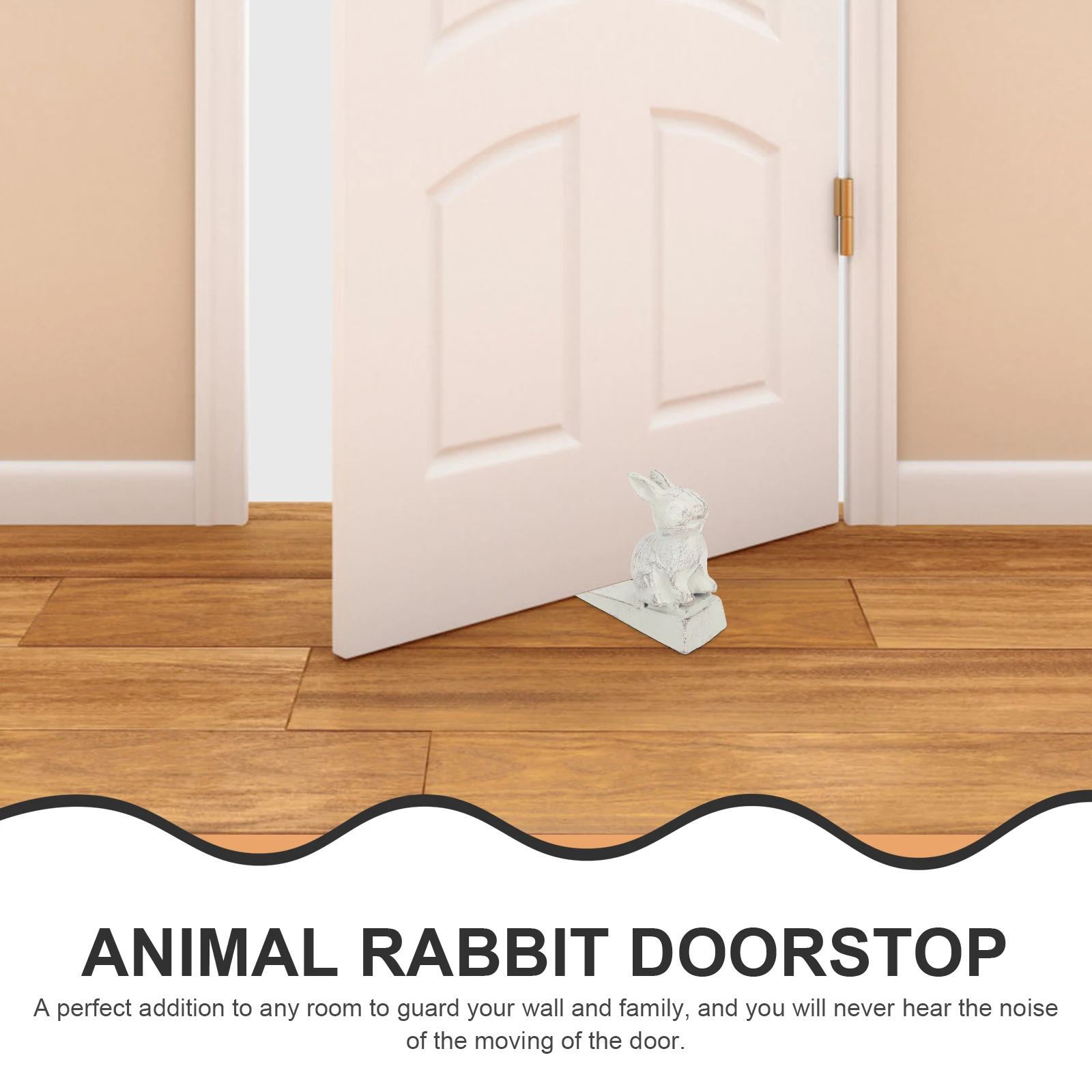 

Retro Door Stopper Decorative Wedge For Home Wall Protection Anti-Slip Floor Doorstop Cartoon Mute Holder