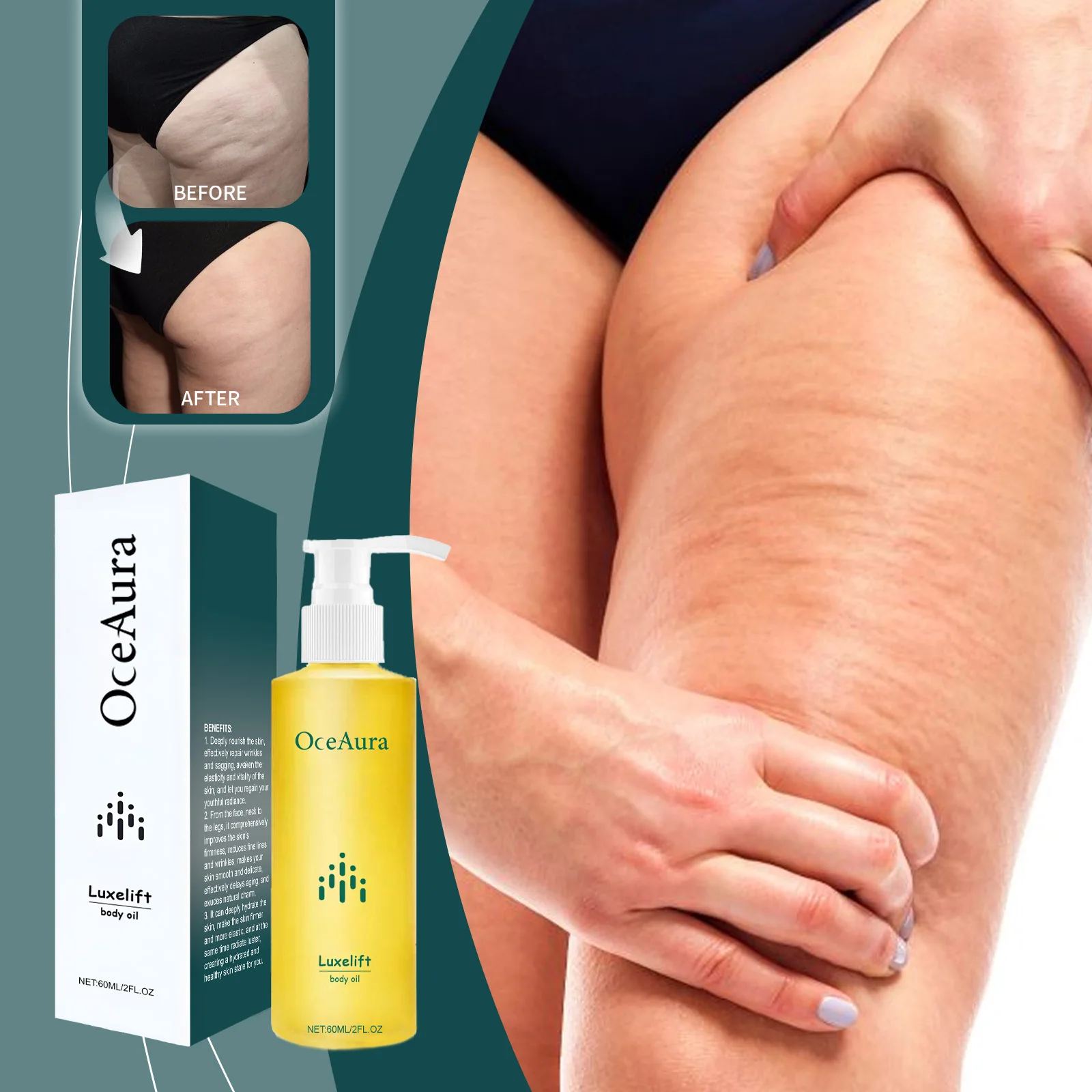 

OCEAURA Body Skin Care Oil Skin Hydrating Moisturizing Refreshing Skin Care firming care oil