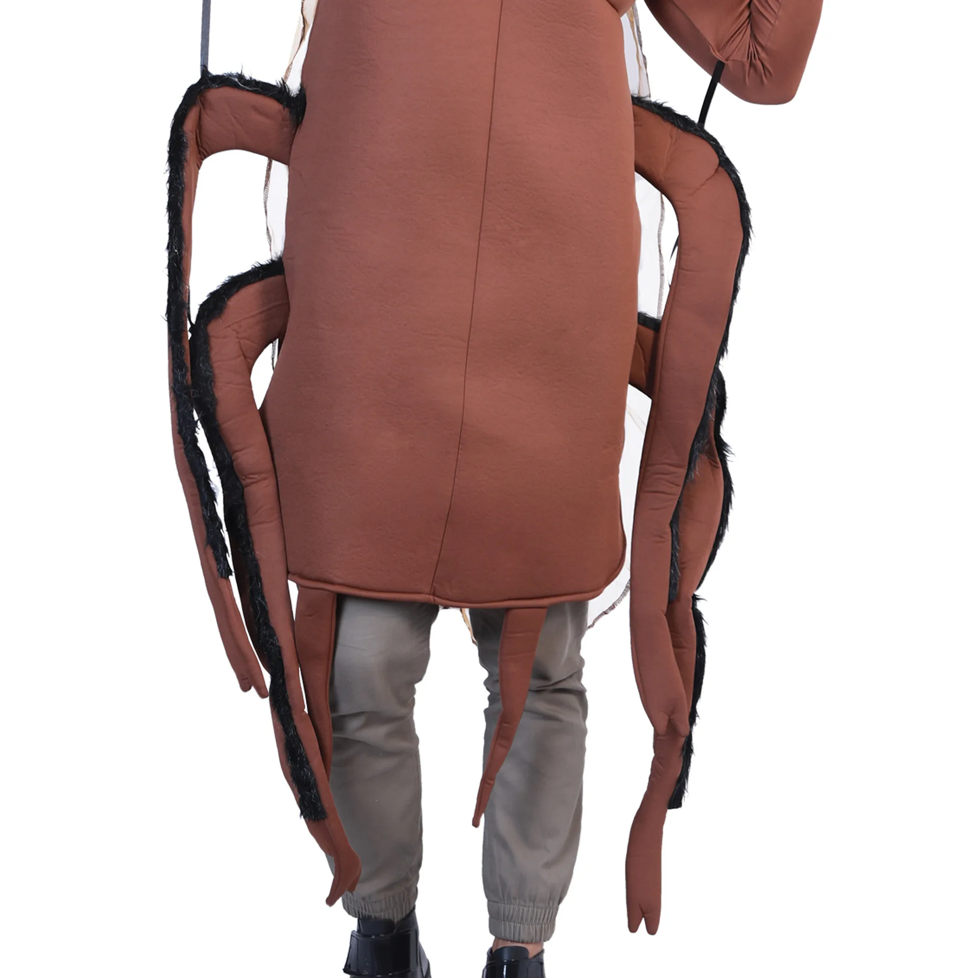 Cockroach Costume Adult Halloween Suit Funny Outfit Men Women Festival Party Jumpsuit Animal Cosplay