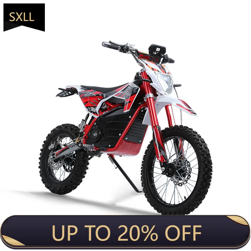 

SXLL оптовая продажа с фабрики 55 км выносливости внедорожник сертифицированный CE электрический мотоцикл для взрослых 17/14 шины