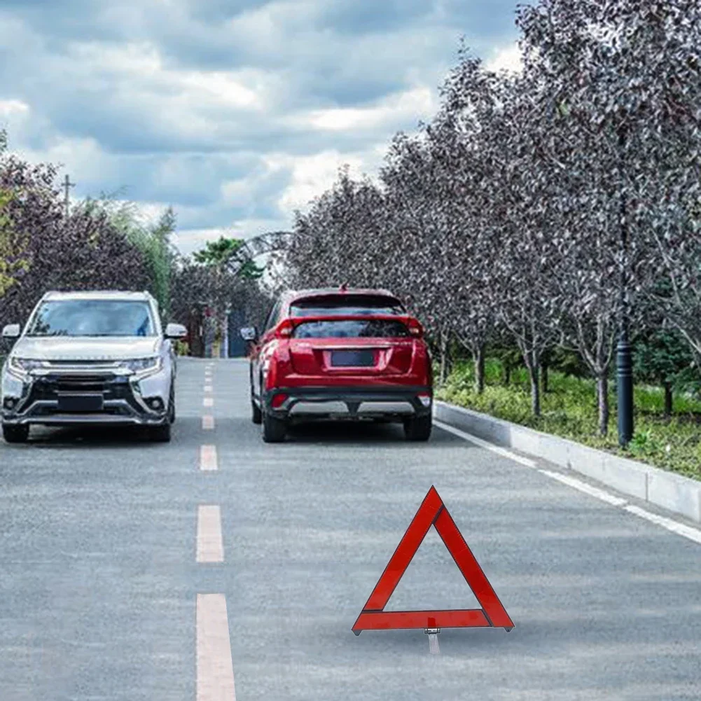 NEUE Auto Faltbare Reflektierende Stativ Notfall Panne Warnung Dreieck Nacht Verkehrssicherheit Warnung Stativ Auto Zubehör