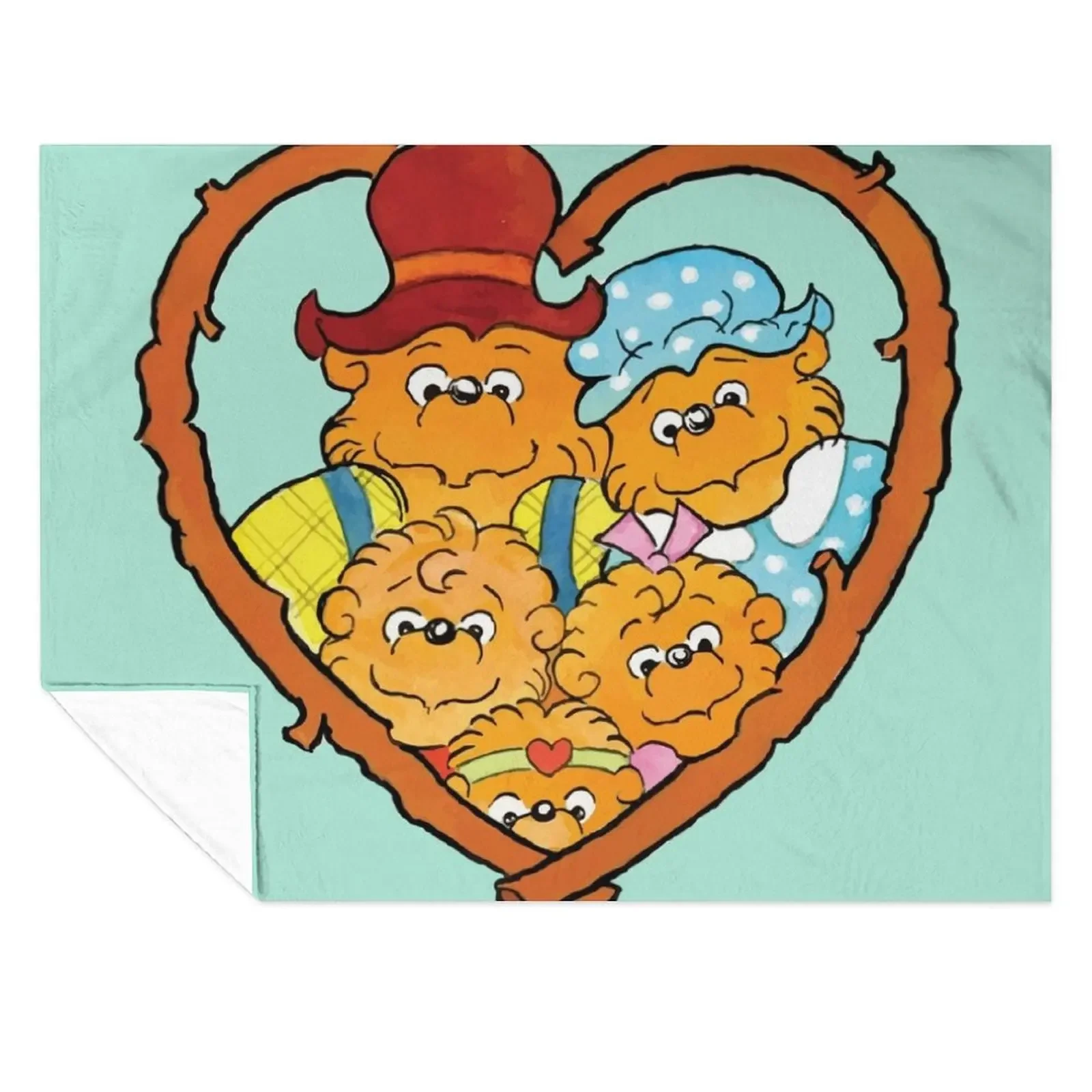 

The berenstain bears family Throw Blanket Bed Hair Summer Beddings Giant Sofa Blankets