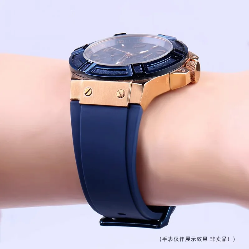 For GUESS Watch Band W0247G3 W0040G3 W0040G7 Series 22mm Silicone Strap Sport Waterproof Rubber bracelet