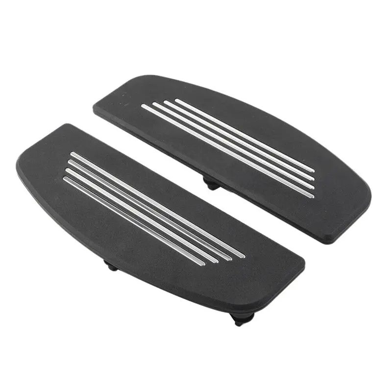 

1Pair Motorcycle Front Footrest Insert Foot Peg Trim For Street Electra Tri Road Glide Rider Foot Pedal Covers-A02G