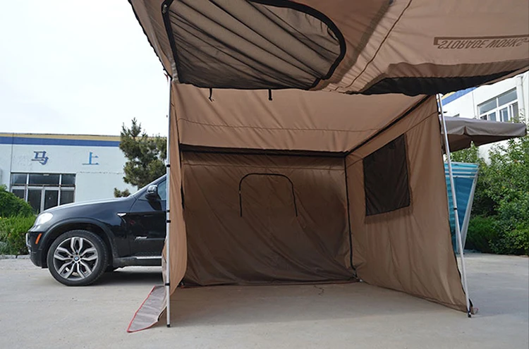 3-4 Person 4 Square Metre Camping Awning water proof side wall outdoor Car Side Awning wash room awning tent