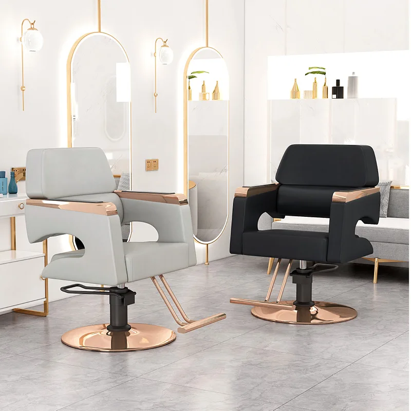 

Reclining Stylist Chair Spinning Pedicure Beauty Salon Facial Chair Hairdressing Lounge Makeup Taburete Barbershop Furniture