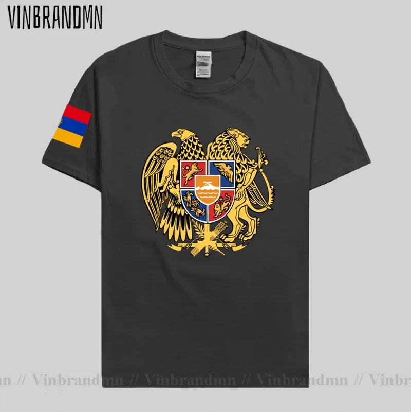 Vintage Classic oversize Tee shirt ARMENIA T shirts men Custom Tshirt Arm of Coat country T-shirts Armenian Nation Flag Clothing